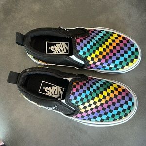Vans kids rainbow kids never worn